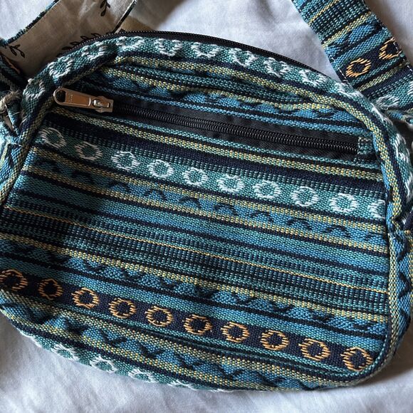 Rice Love Crossbody Purse Bag Blue - Picture 6 of 12